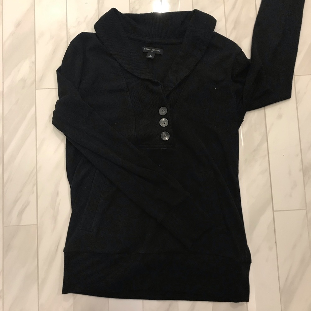 🔴 Banana Republic Shawl Pullover Sweatshirt